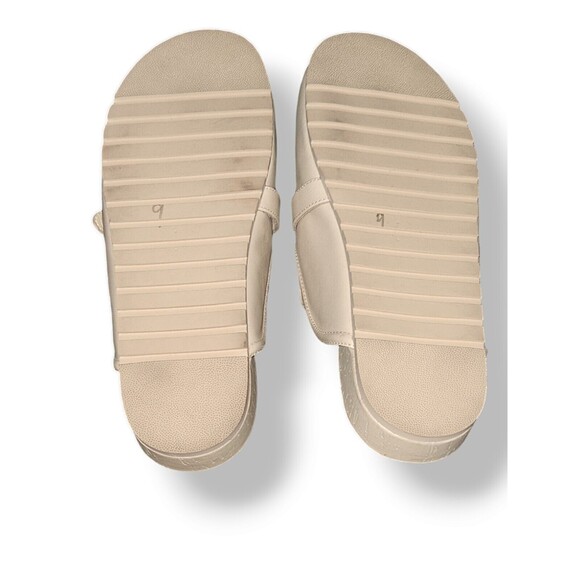 Deltan Brynn Leather Buckle Bohemian Lagan Look Mules SZ 8.5M Ivory leather - Picture 6 of 6